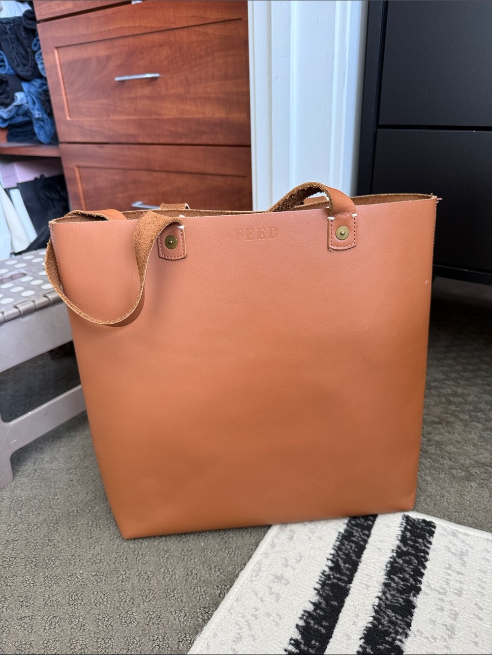 Feed Project Harriet Leather Tote Bag